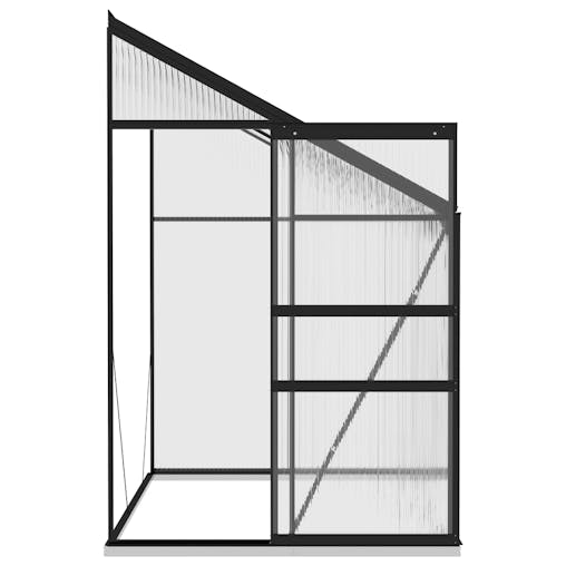 NNEVL Greenhouse Anthracite Aluminium 3.97 m&sup3;