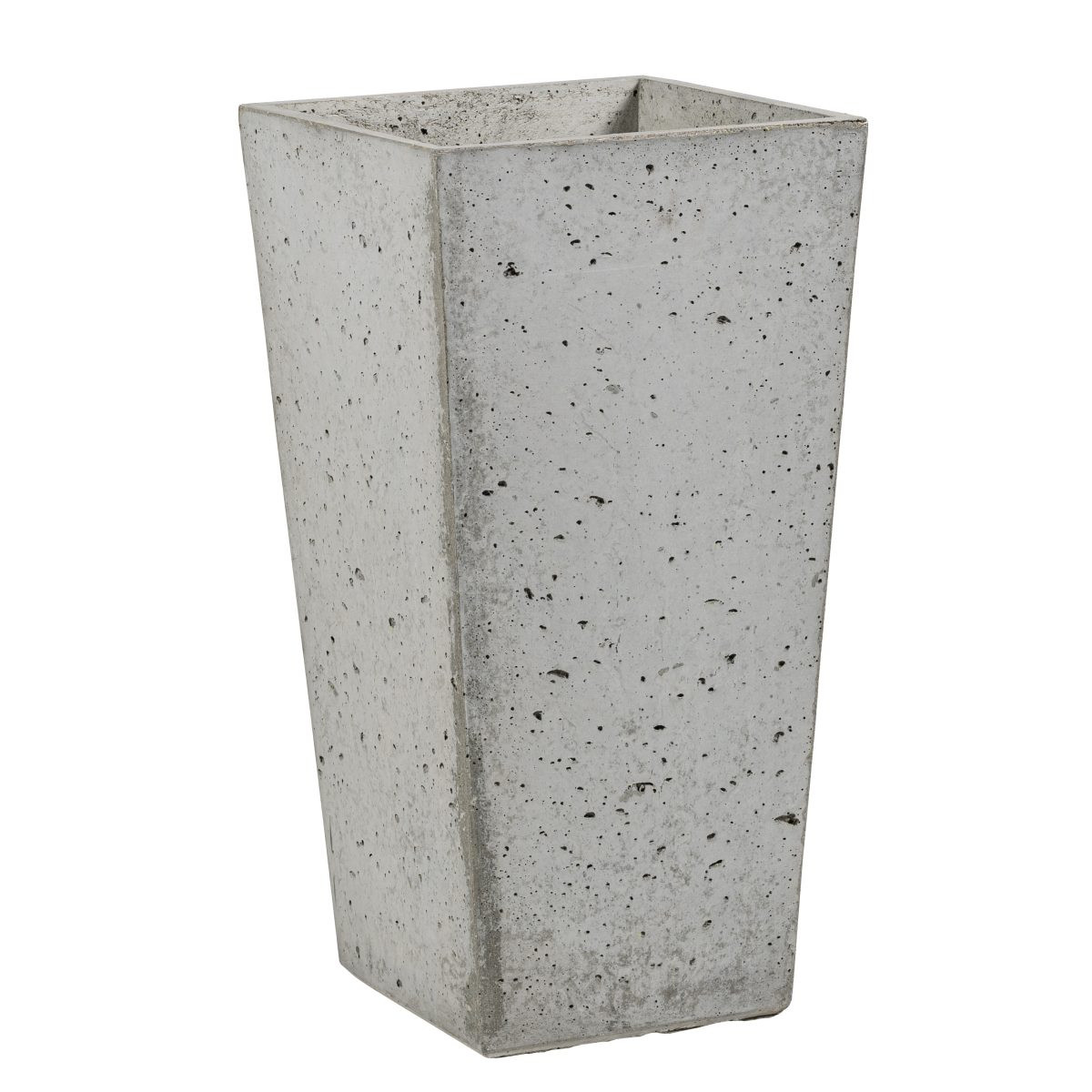 Donica Betonowa Zewnętrzna Zadora CONE M 32x32x63 szary naturalny