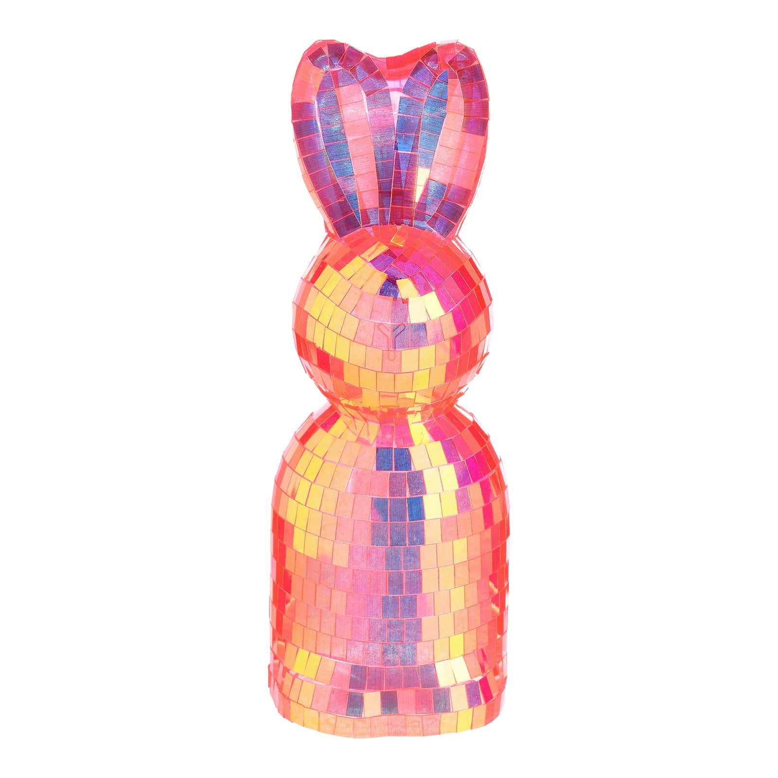Deko-Figur Disko-Hase Violett,B 90 x H 195 x T 70 mm