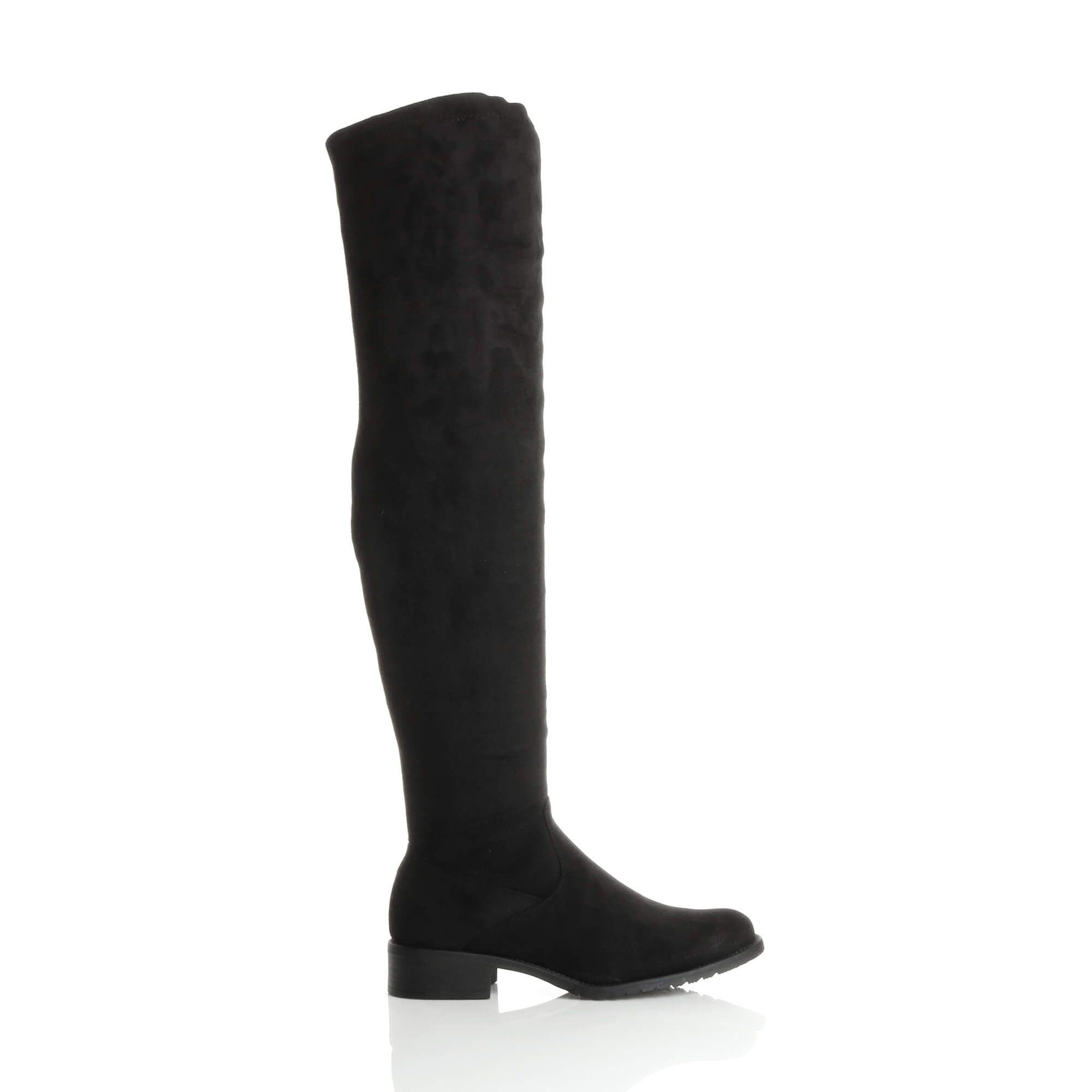 AJVANI Stretchy Sock Over The Knee Boots