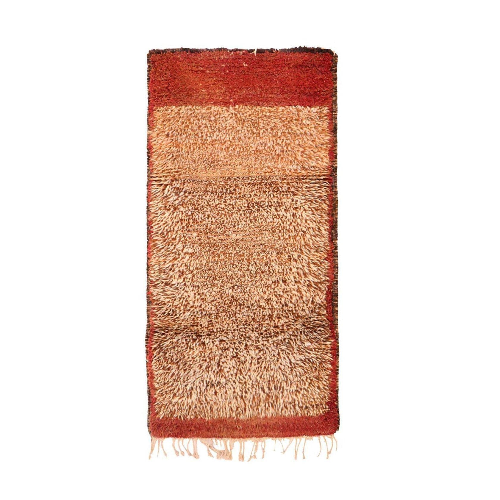 AFK Living vloerkleed Berber - handgemaakt - Wol - 85 x 175 cm