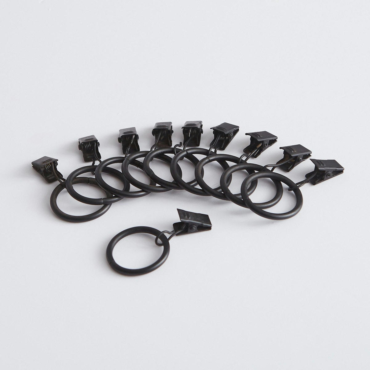 Lot de 10 pinces à rideaux, Loch