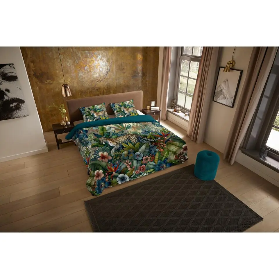 Pure Majestueuze Jaguar Dekbedovertrek Multi-Lits-jumeaux (240 x 200/220 cm)