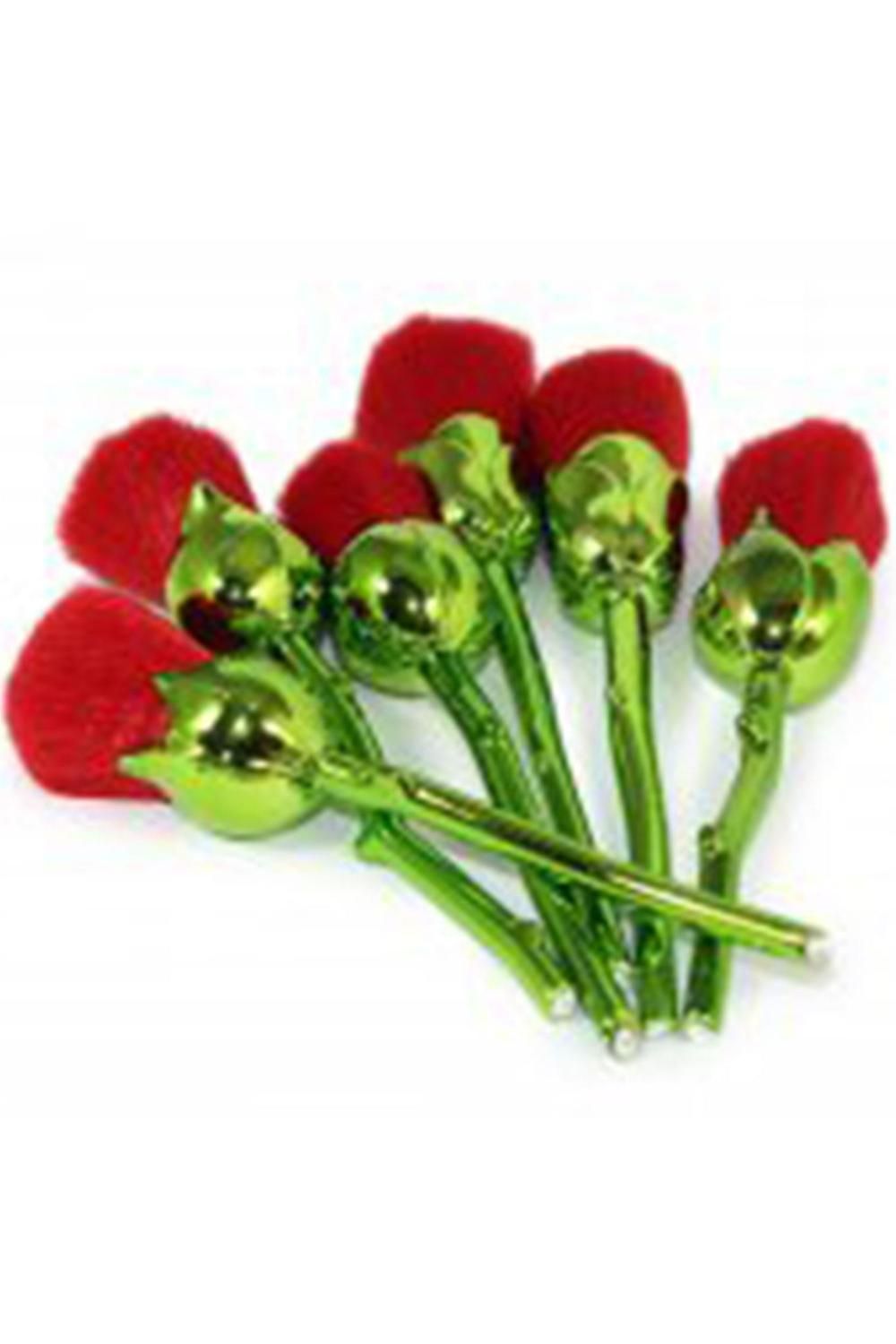 AQUARIUS Beauty Beast Inspired Rose Makeup Brush Set Glossy Handle Cosmetic Tool Gift Kit