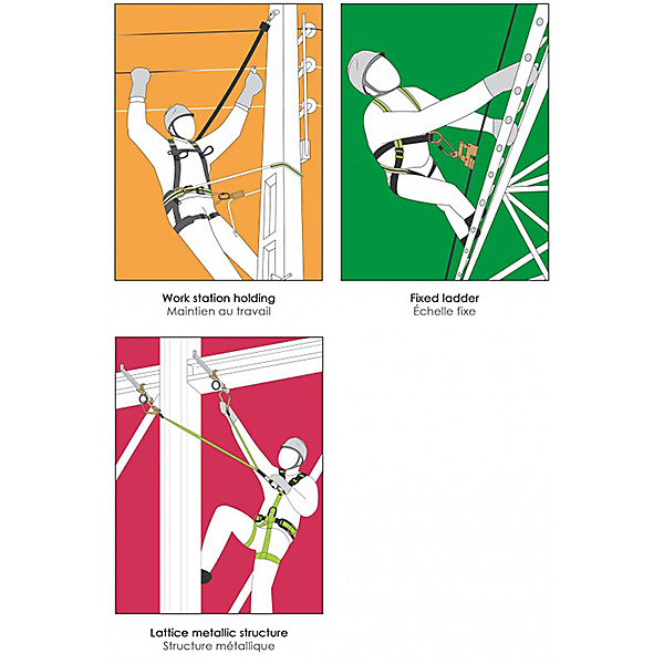 Harnais de maintien - 4 Dés d'accrochage - FA1020500