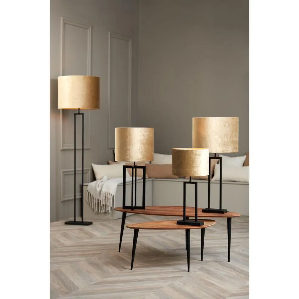 Cilinder Lampenkap Gemstone - Brons - &Oslash;40x30cm