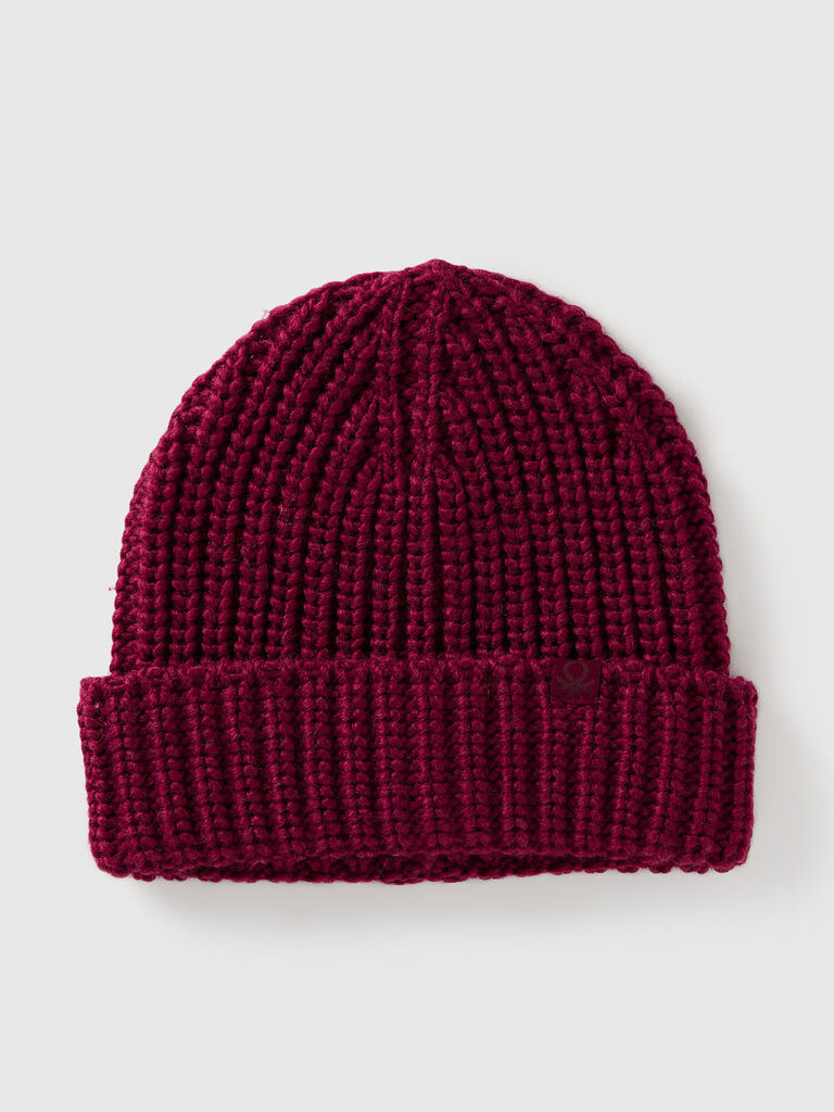 Wool blend hat