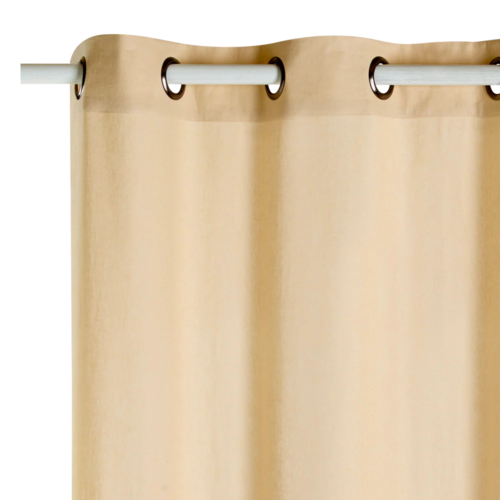 Rideau MARENGA coloris sable 140 x 260 cm