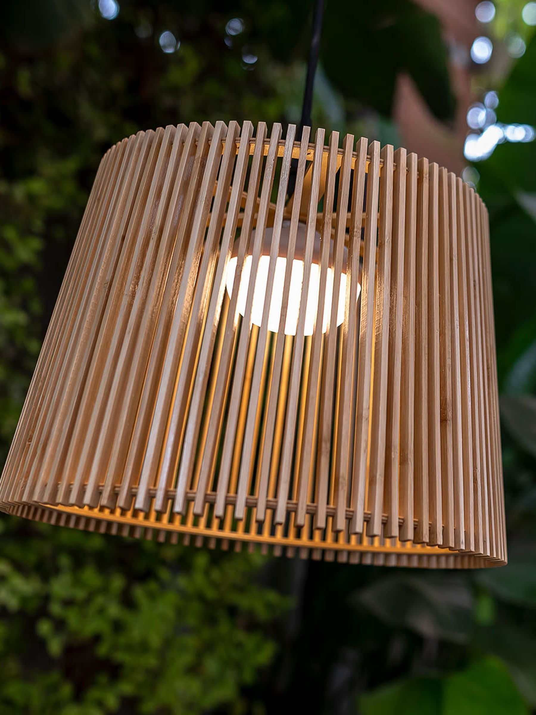 New Garden Brown Okinawa Hanging Cordless Pendant Lamp