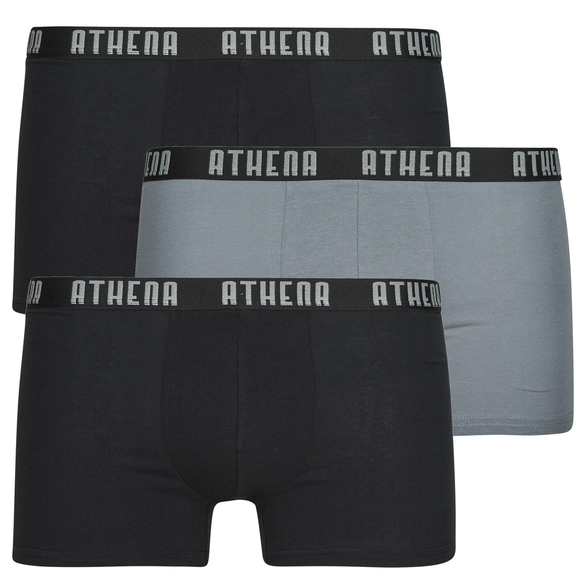 Athena - BASIC COLOR Pack de 3 - Black / Grey / Black