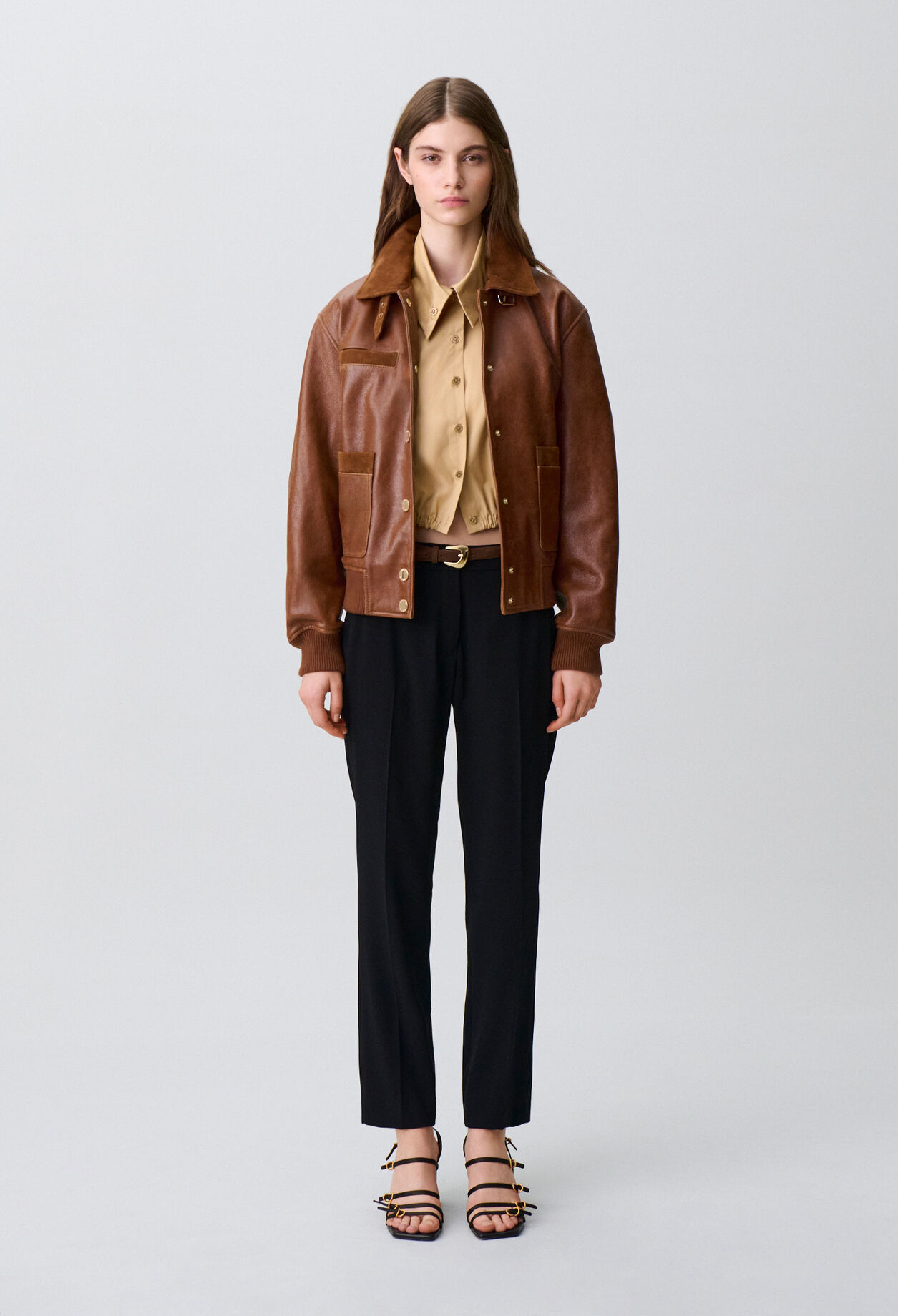 Pantalon tailleur cigarette