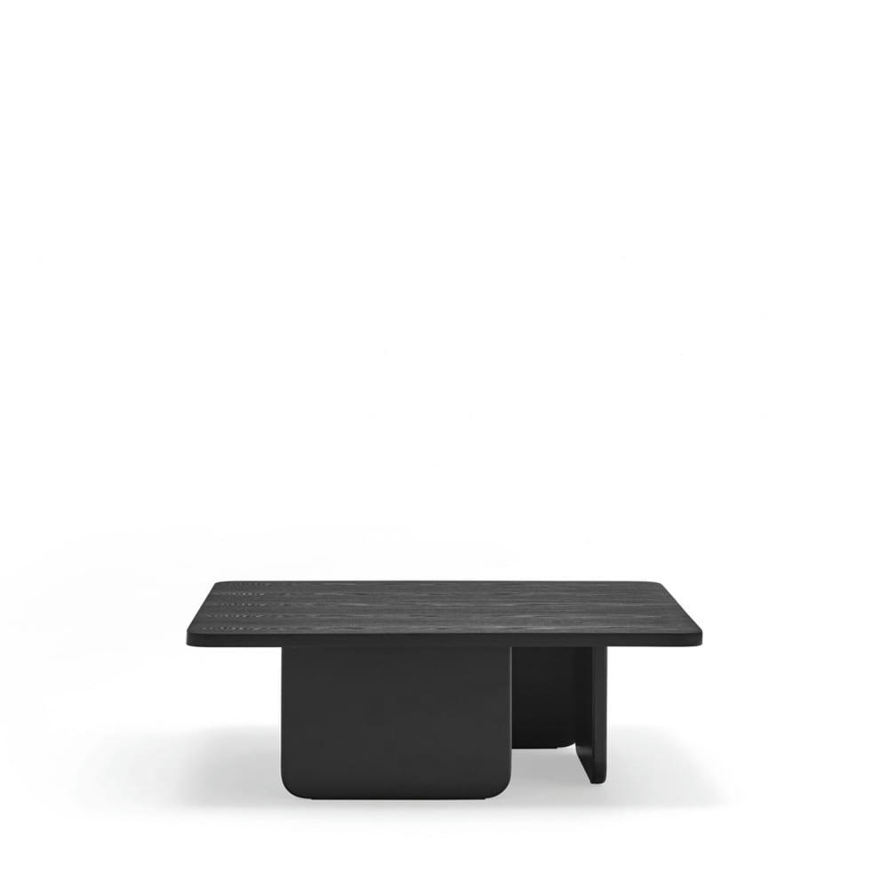 ARQ - Table basse carrée en bois noir