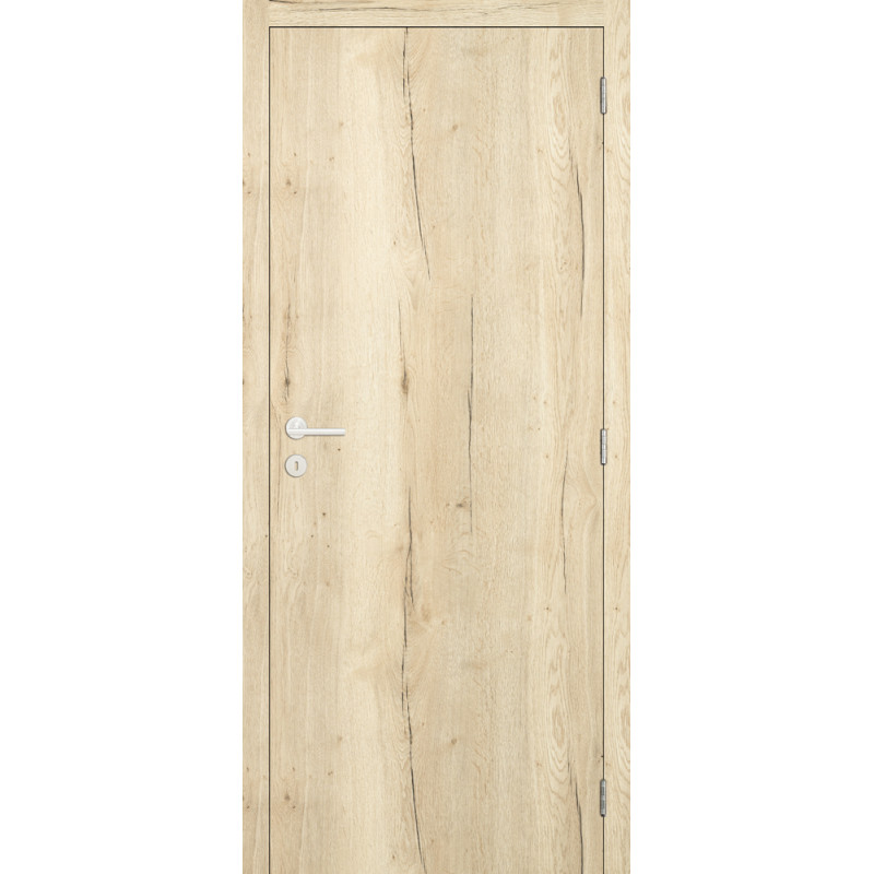 Porte promokit Realwood Oak Vertical chêne naturel 83 x 201,5 cm THYS