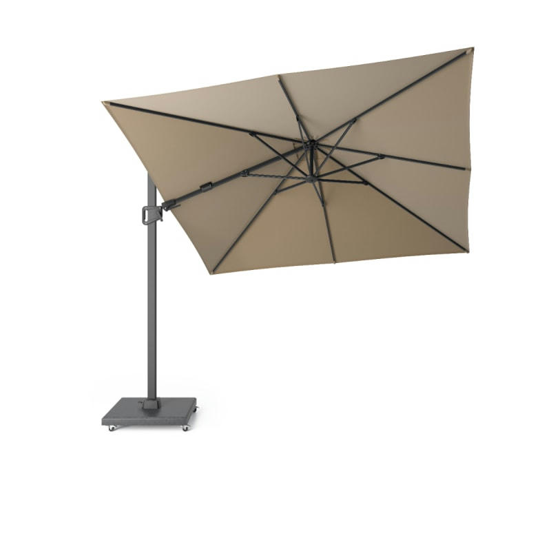 HÉLIOS - Parasol déporté 3x3m taupe