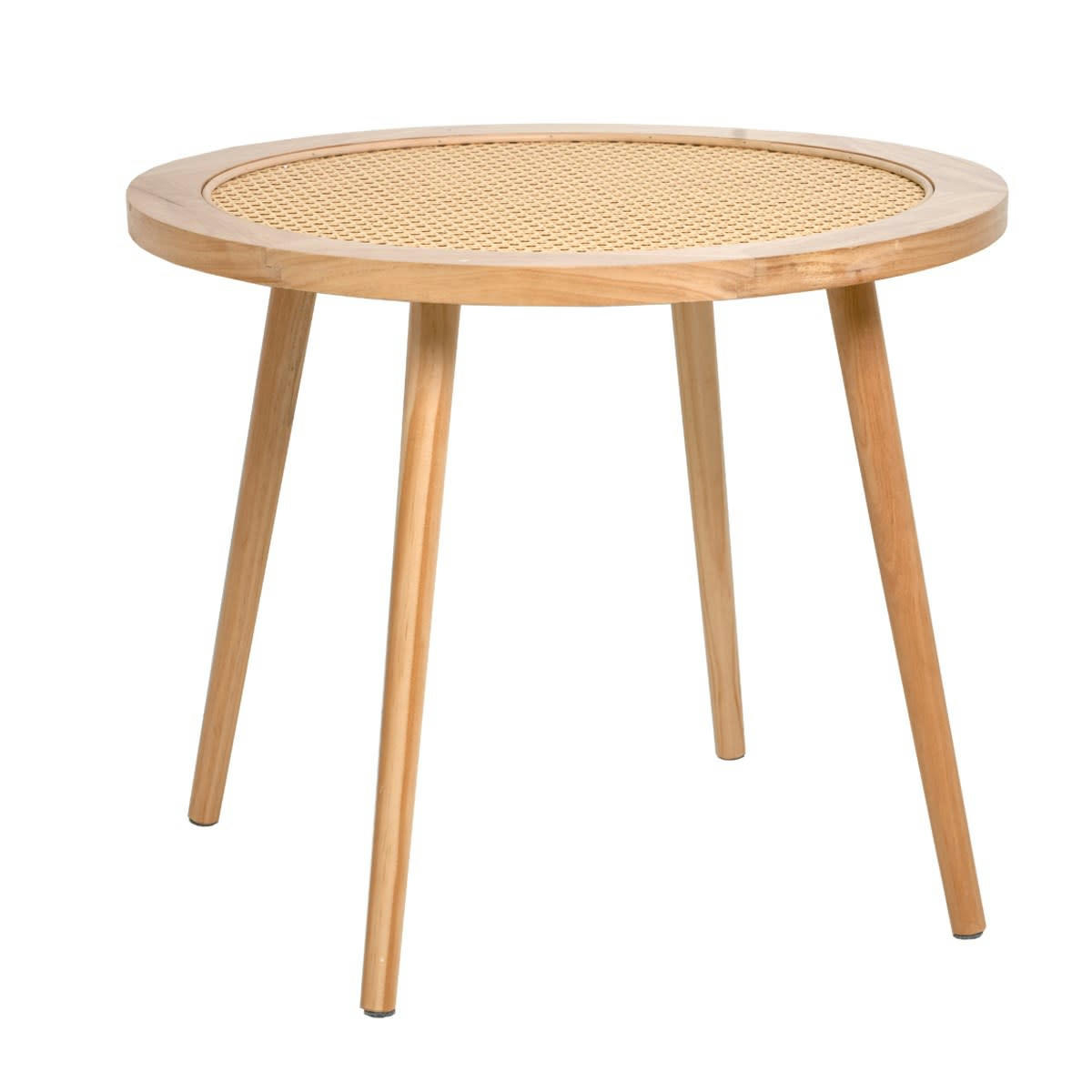 - Bout de canapé en bois multicolore