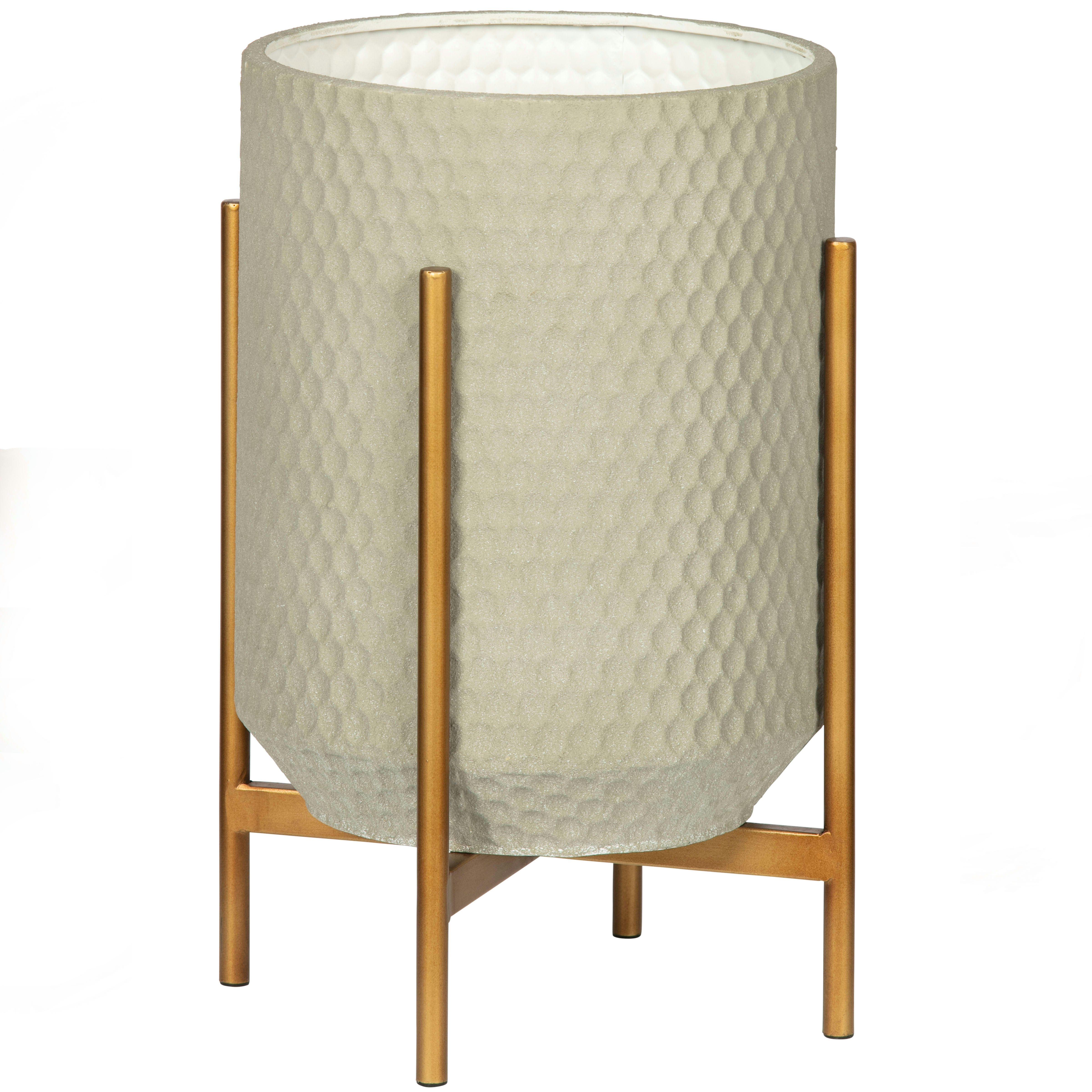 JUUL - Pot pour plantes en métal noir