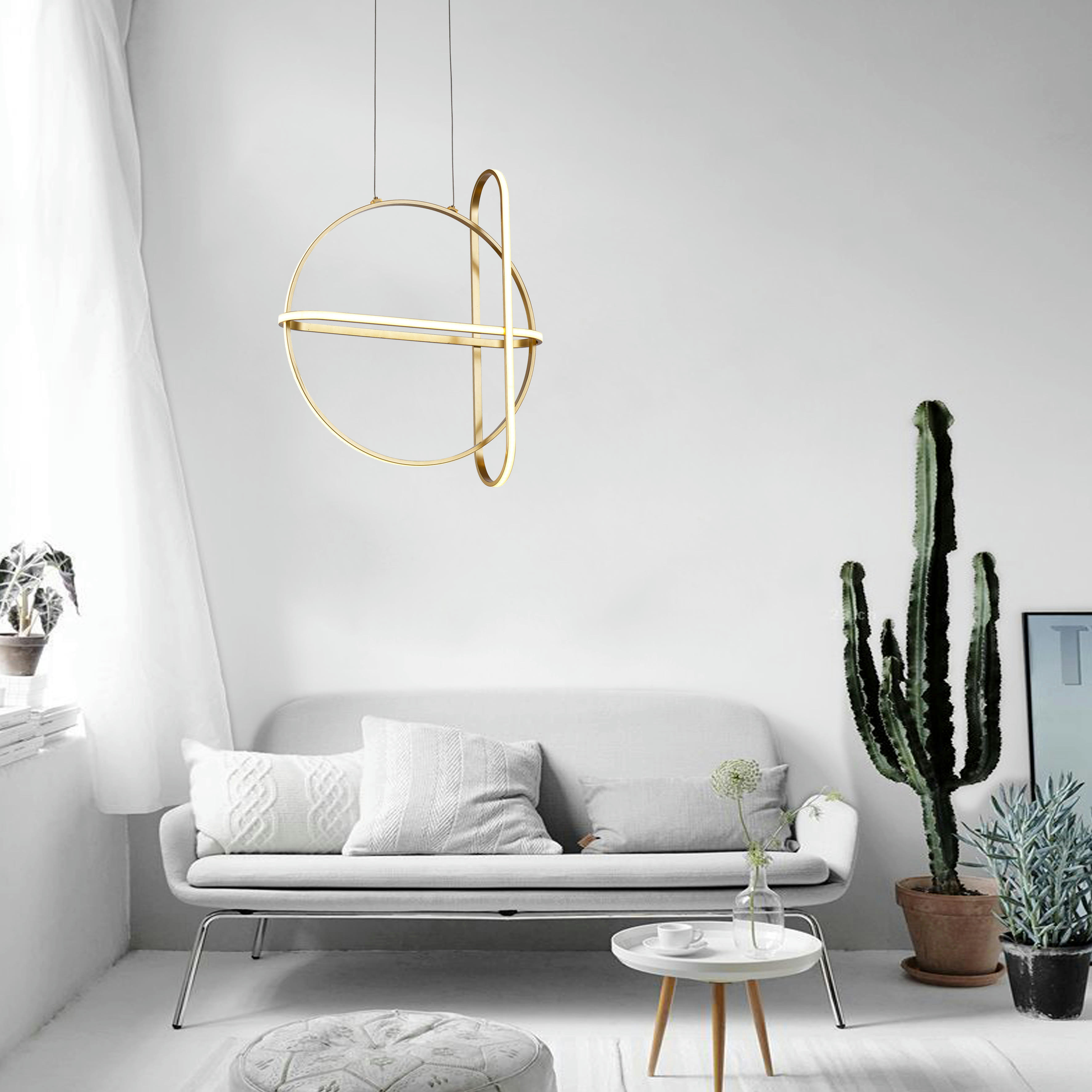 GOLD - Suspension en aluminium doré