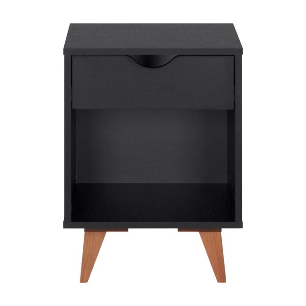 MESA DE CABECEIRA 1 GAVETA COM NICHO LIN