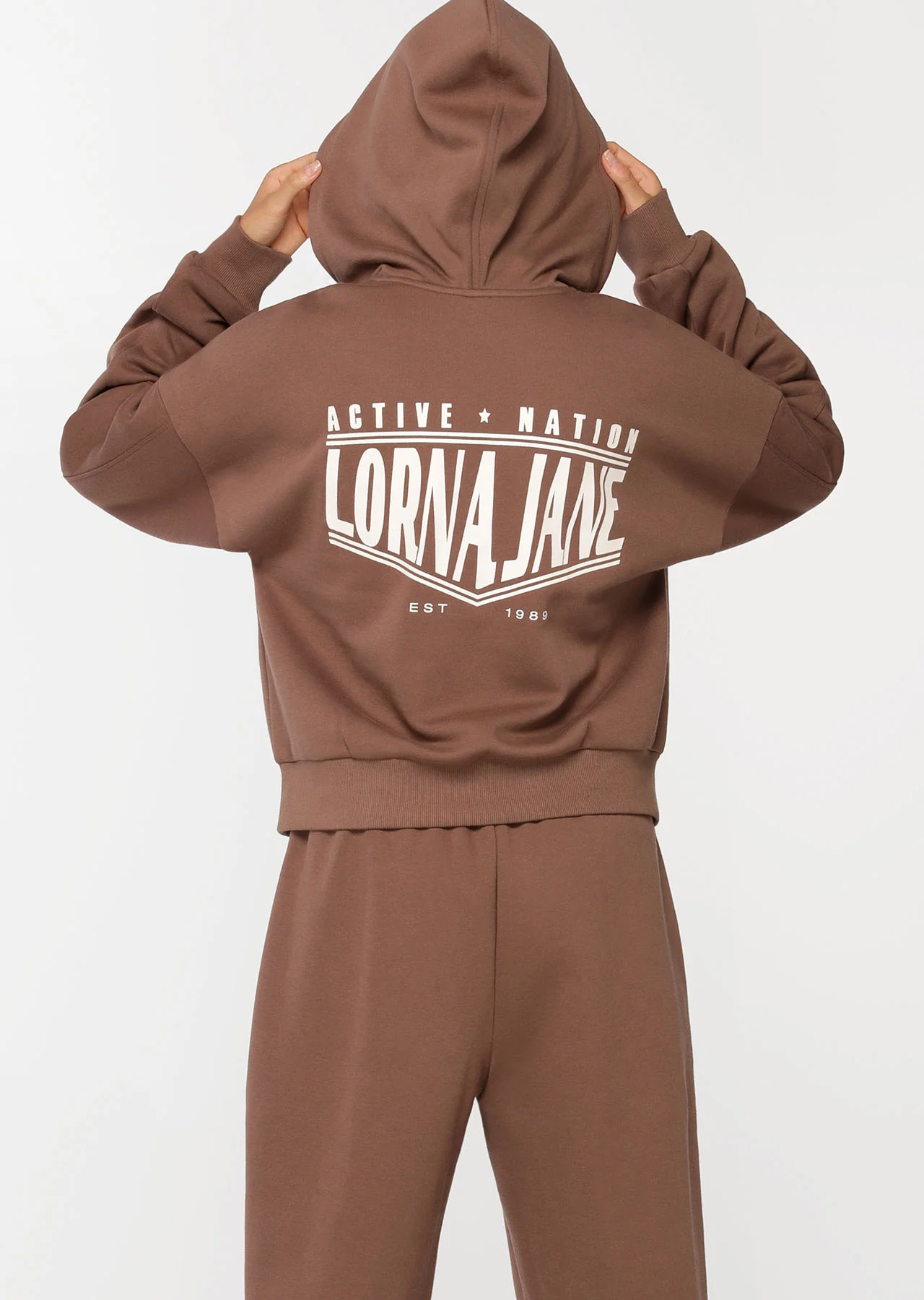 Active Nation Grown On Neck Hoodie