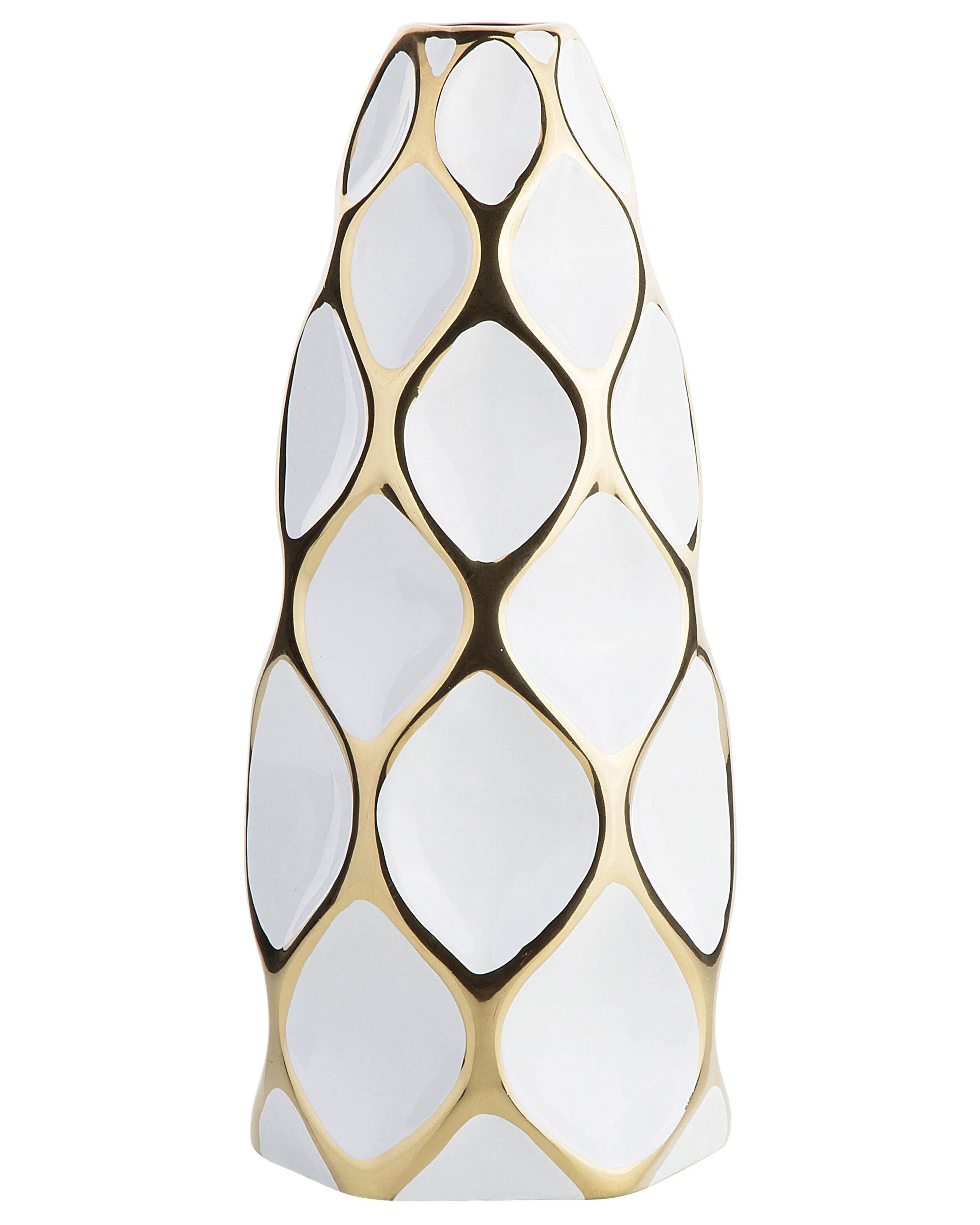 Flower Vase AVILA Stoneware 36 cm White