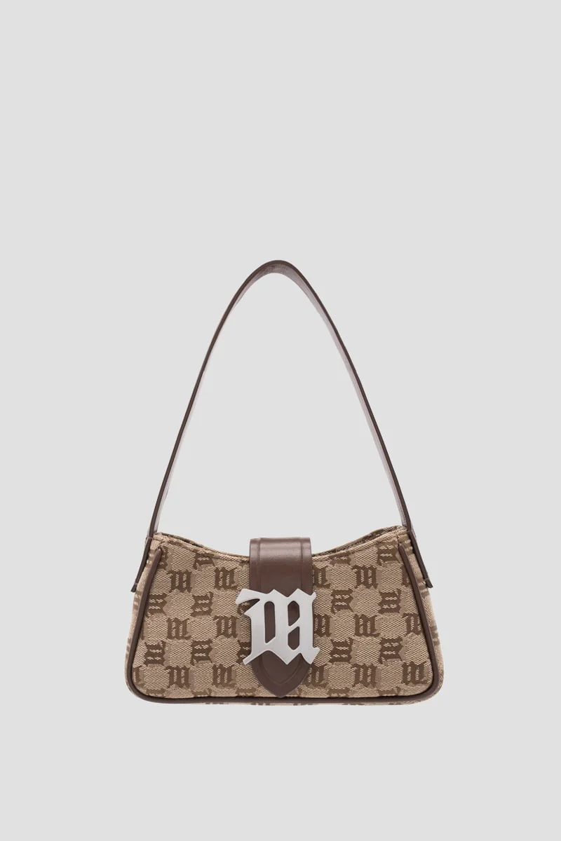 Jacquard Monogram Shoulder Bag Mini