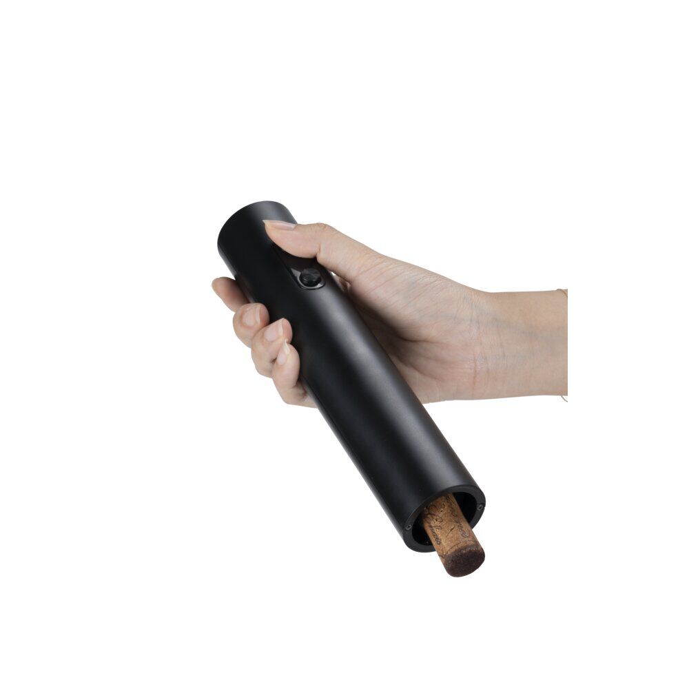 Ouvre bouteille électrique avec accessoires et support 14x7xH26cm
