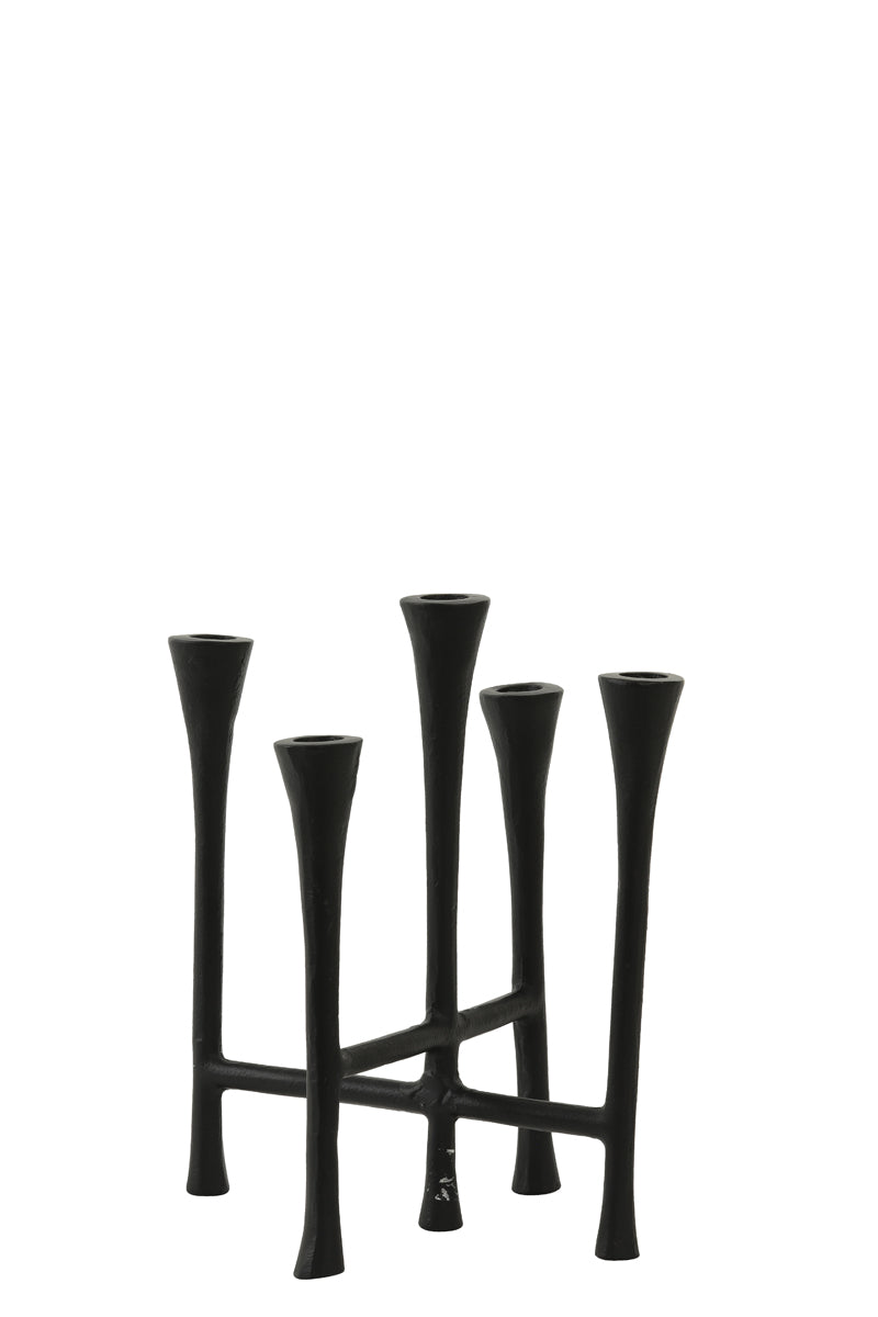 Light & Living kandelaar OLIVIER - 25.5x21.5x28cm - zwart
