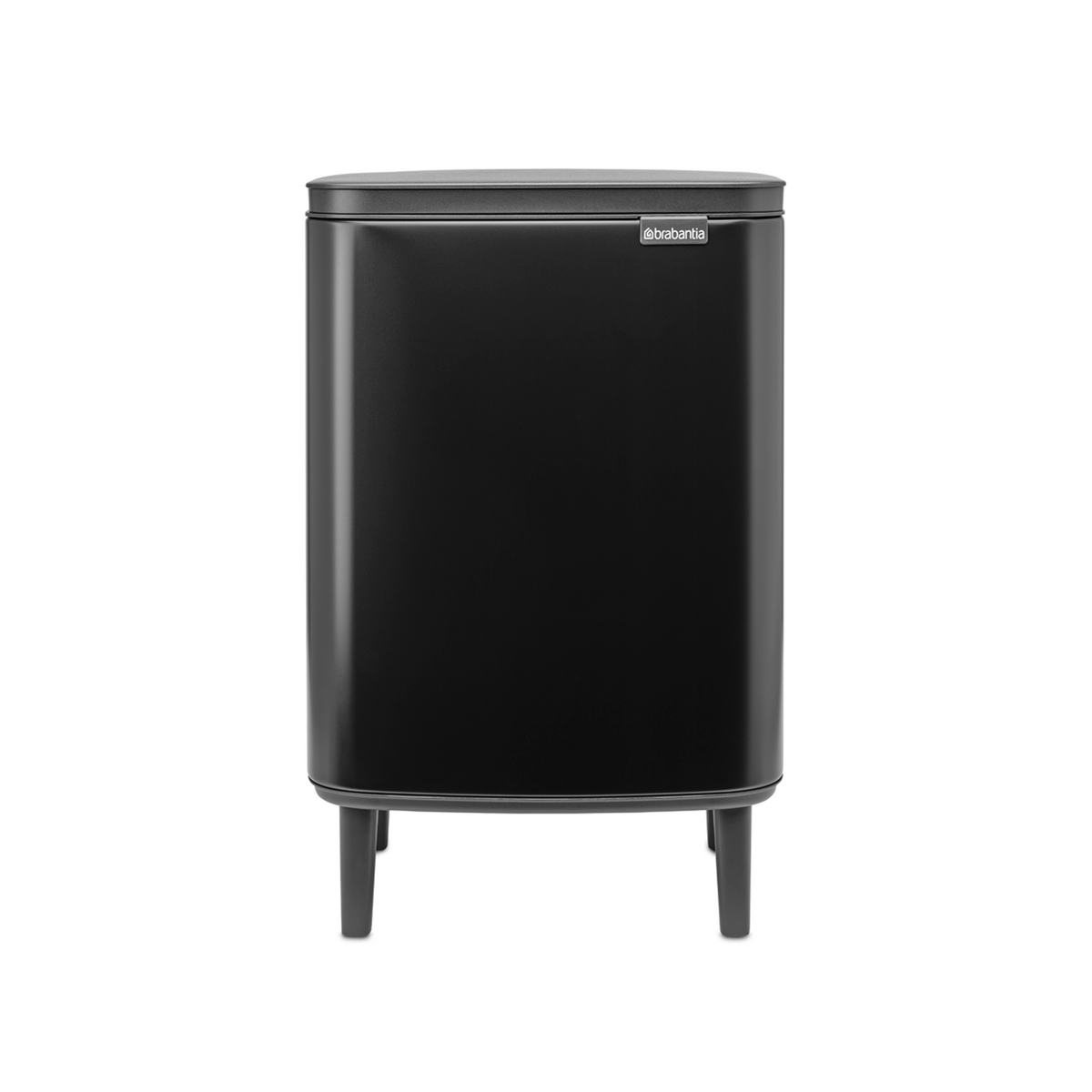 Brabantia Bo Hi afvalemmer, 12L - Matt Black