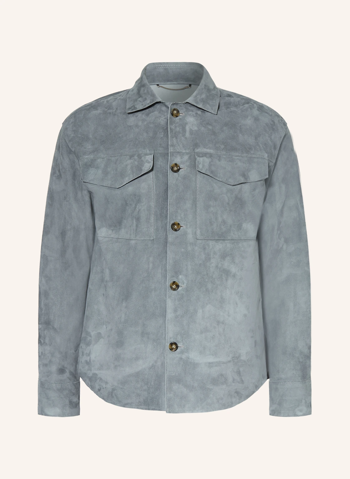LARDINI Leder-Overshirt