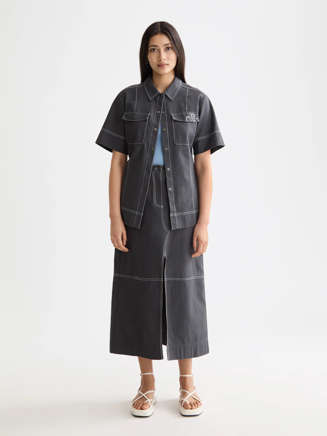 Patch Pocket Short Sleeve Shirt