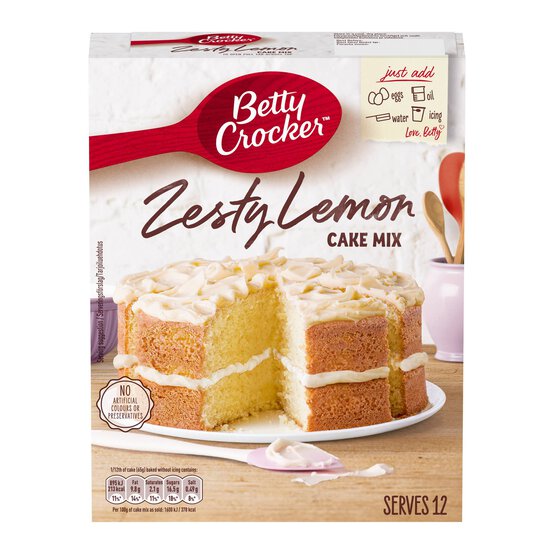 Betty Crocker Zesty Lemon Cake Mix 425g