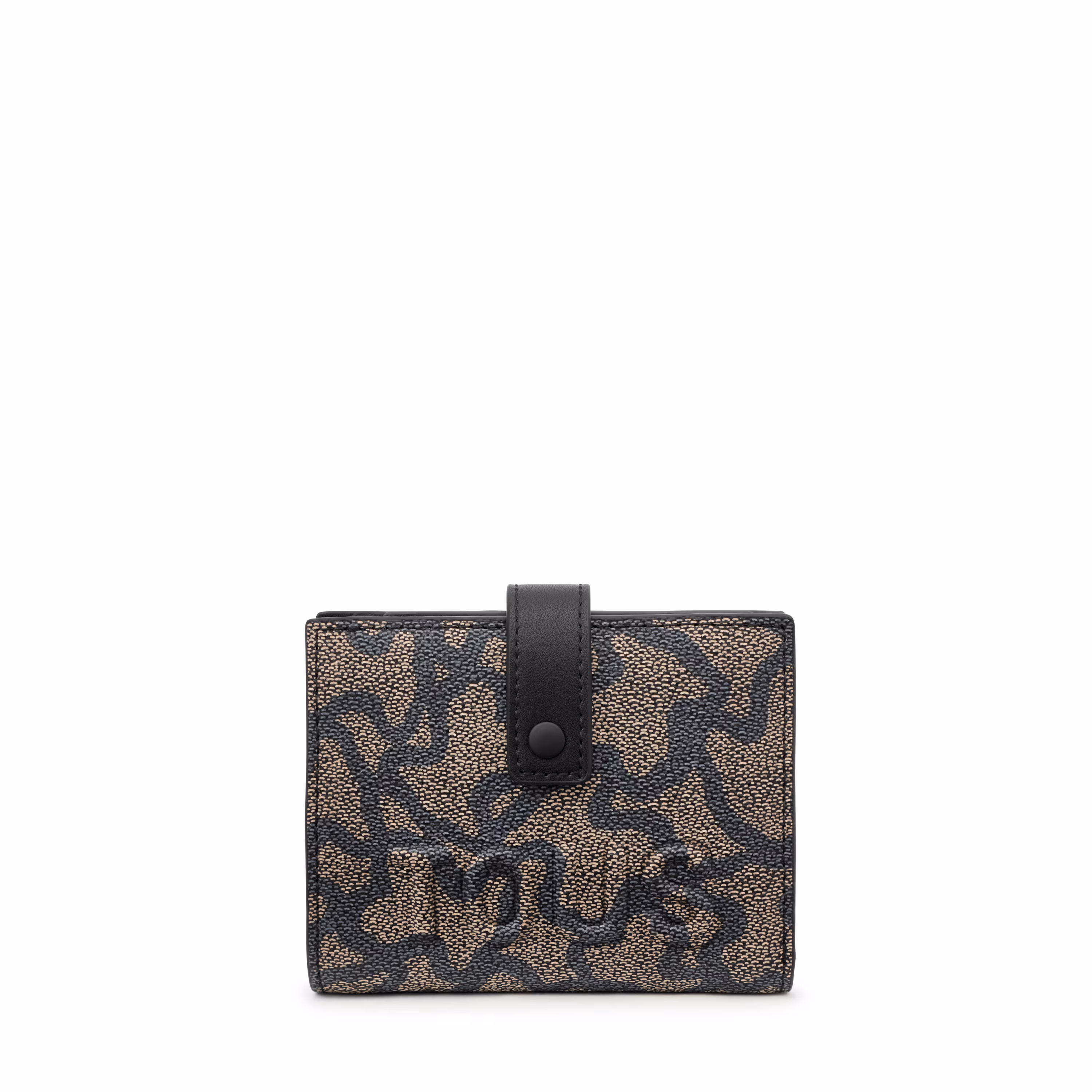 Cartera negra Kaos Icon