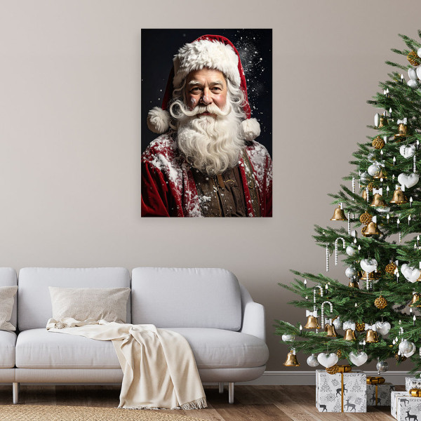 Obraz do salonu kuchni biura, Święty mikołaj 20x30