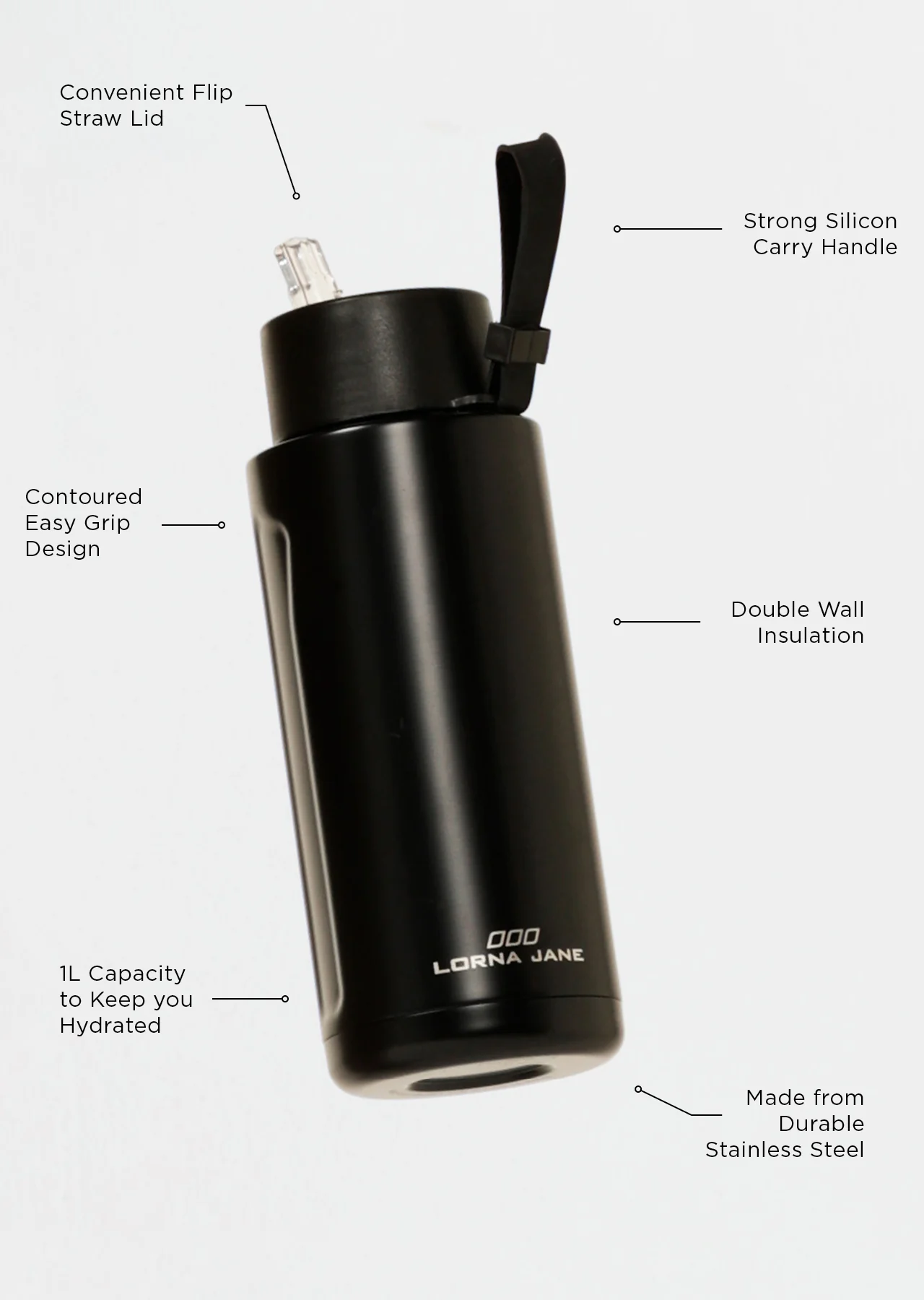 Essential 1L Insulated Water Bottle