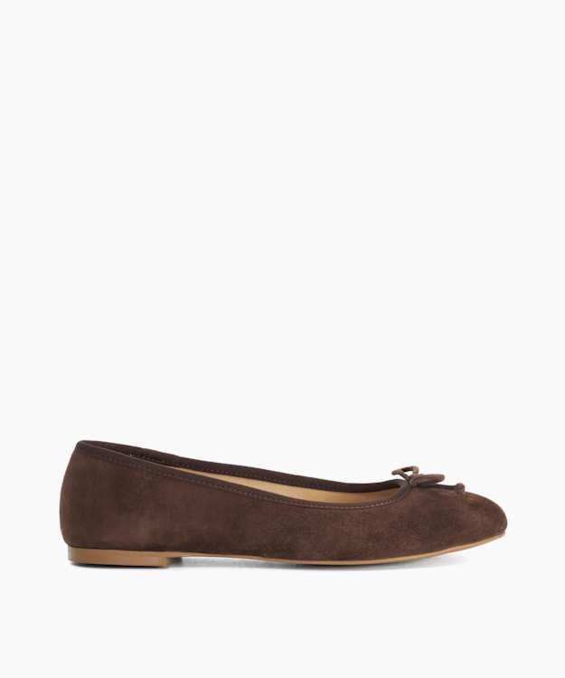 Helenne Brown - Bow-Detail Ballet Flats