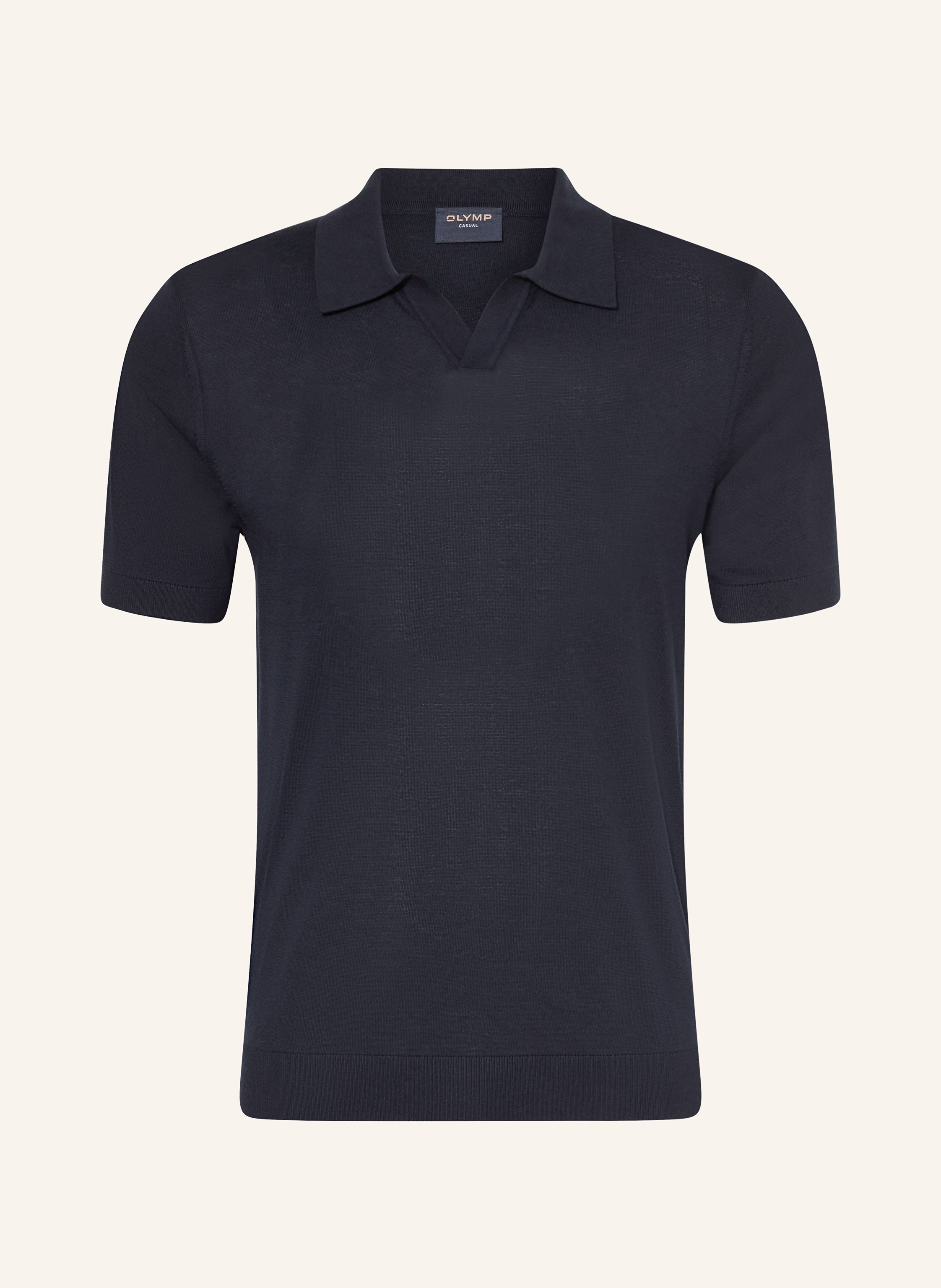 OLYMP Strick-Poloshirt