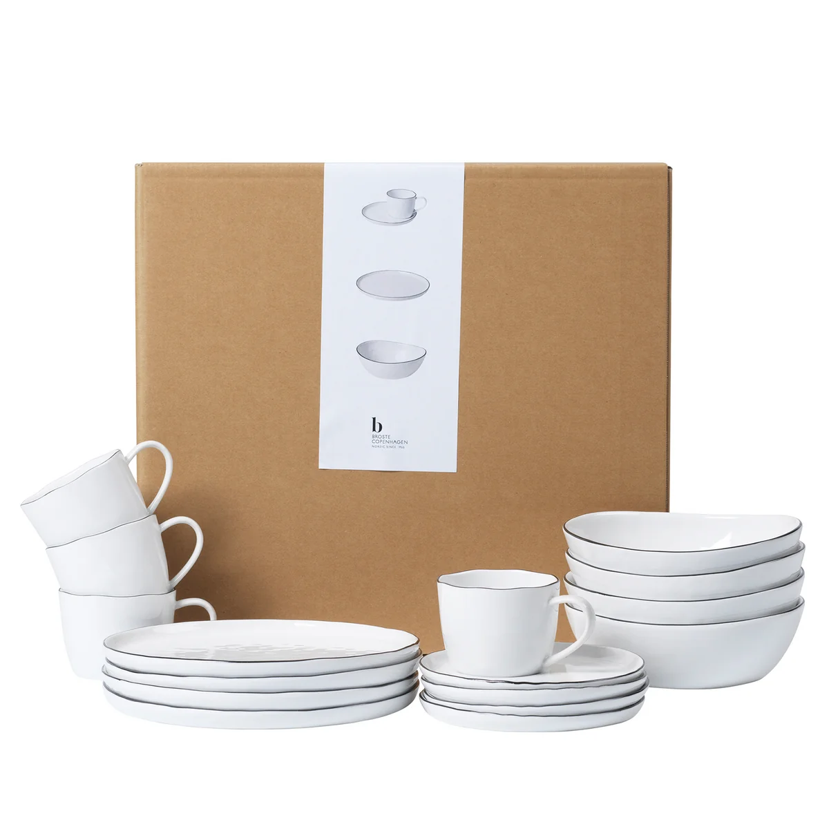 Broste Copenhagen - Salt Geschirr-Set