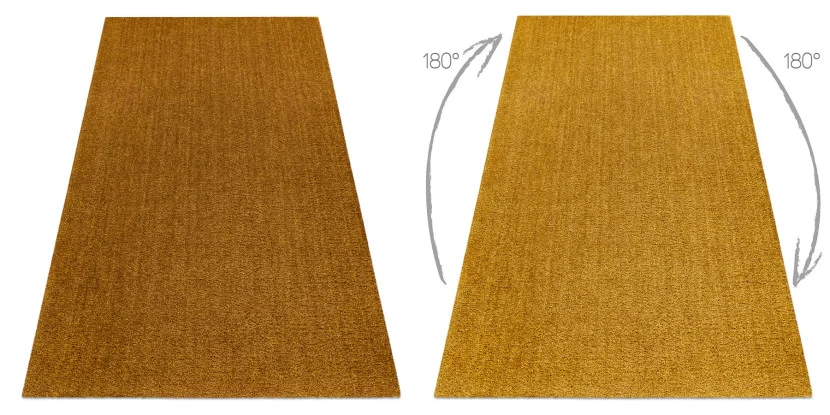 Nowoczesny dywan do prania LATIO 71351800 złoty 60x115 cm