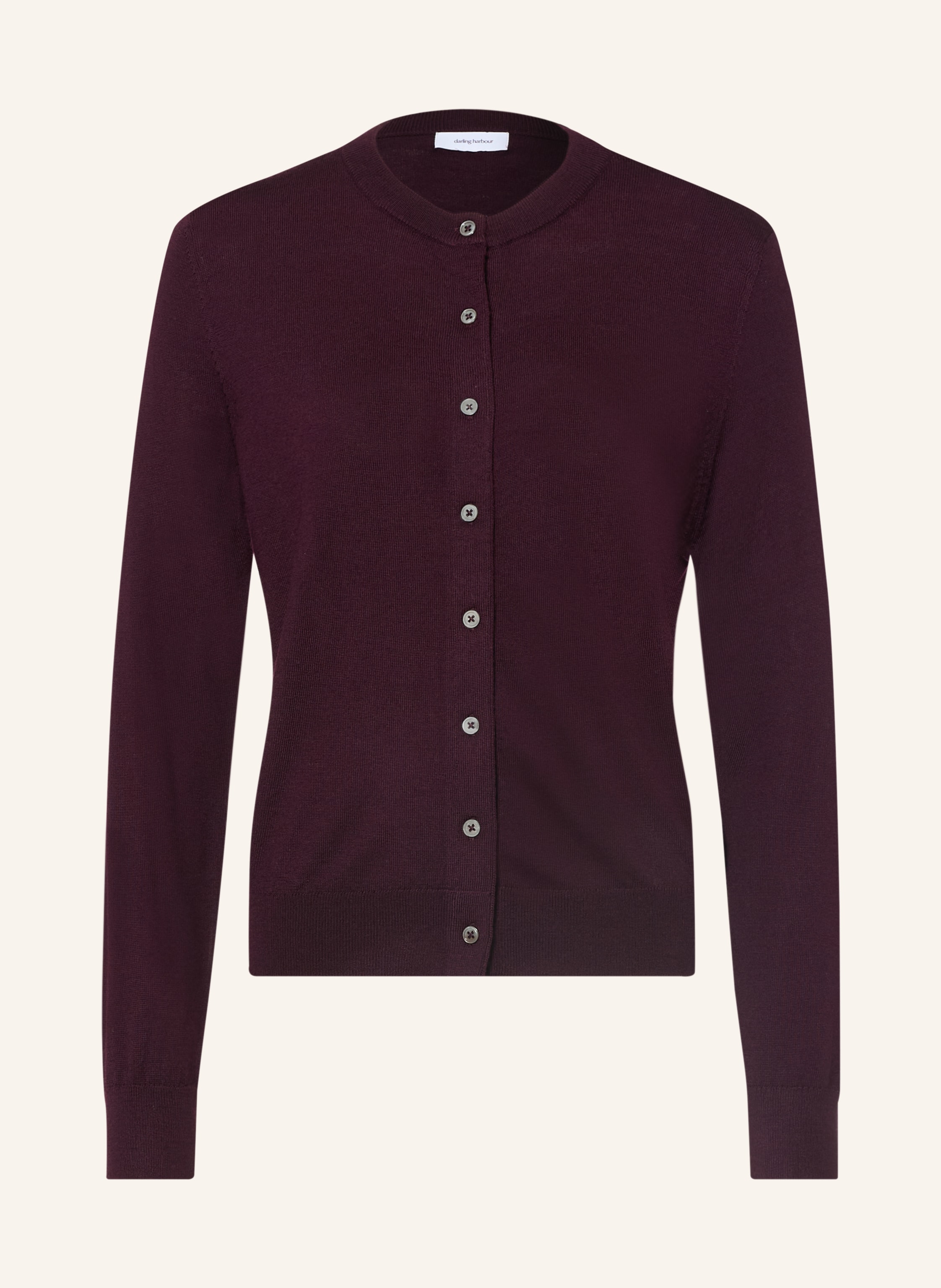 darling harbour Strickjacke aus Merinowolle