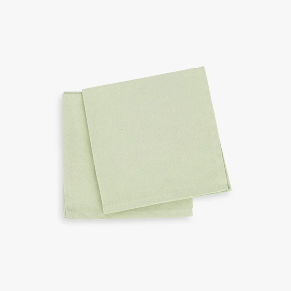 Conjunto 2 Guardanapos Algodão Verde Claro 4EVERYDAY