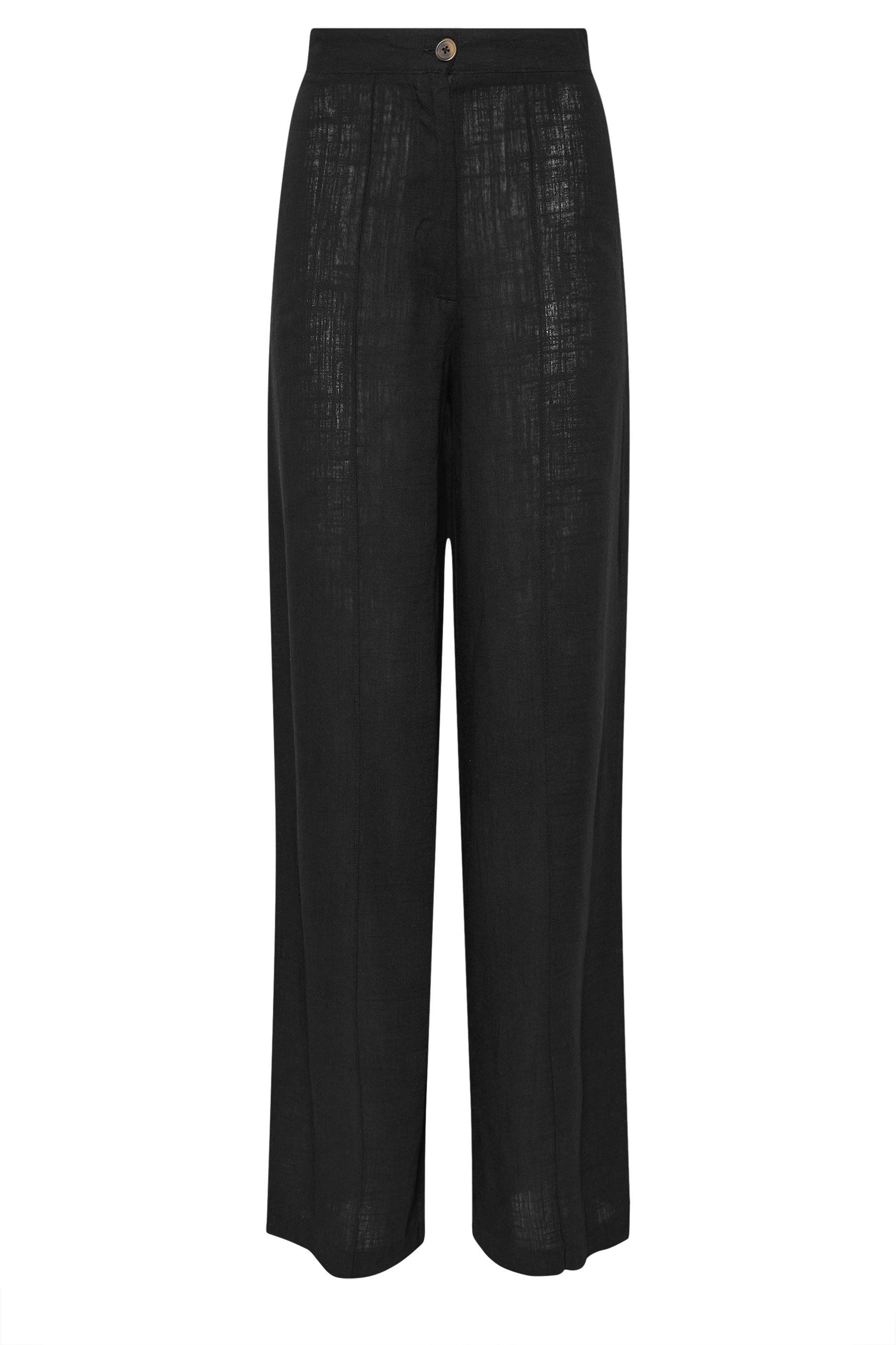 Long Tall Sally Tall Linen Wide Leg Trousers