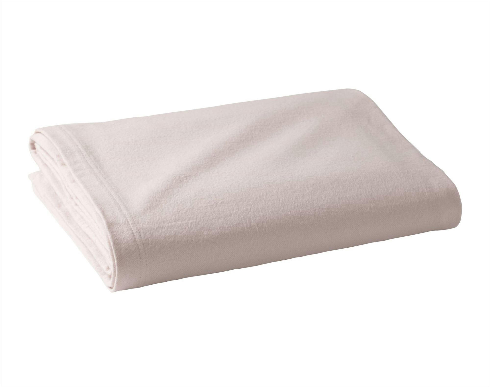 COUVERTURE D'ETE - Couverture tempérée 120x150 gris perle en coton