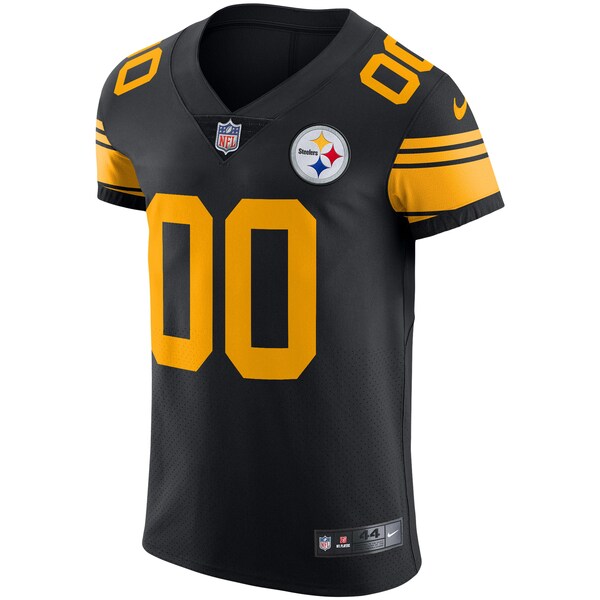 Pittsburgh Steelers Nike Vapor Untouchable Elite Custom Color Rush Jersey - Black
