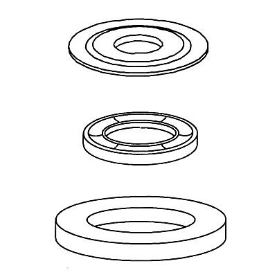 Kit de joints pour rénovation mécanisme tirage Siamp