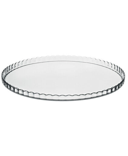 Prato para bolo redondo de vidro