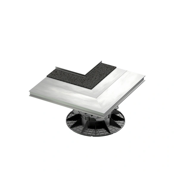 Randabschluss, Aluminium, für Plattenbeläge