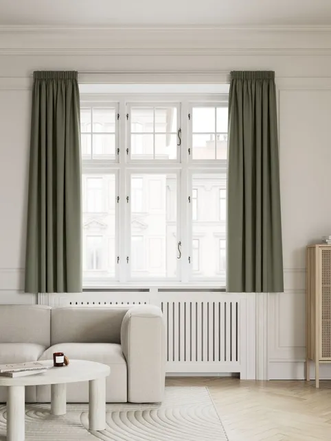 Lysdæmpende gardin AMUNGEN 1x140x175 grøn