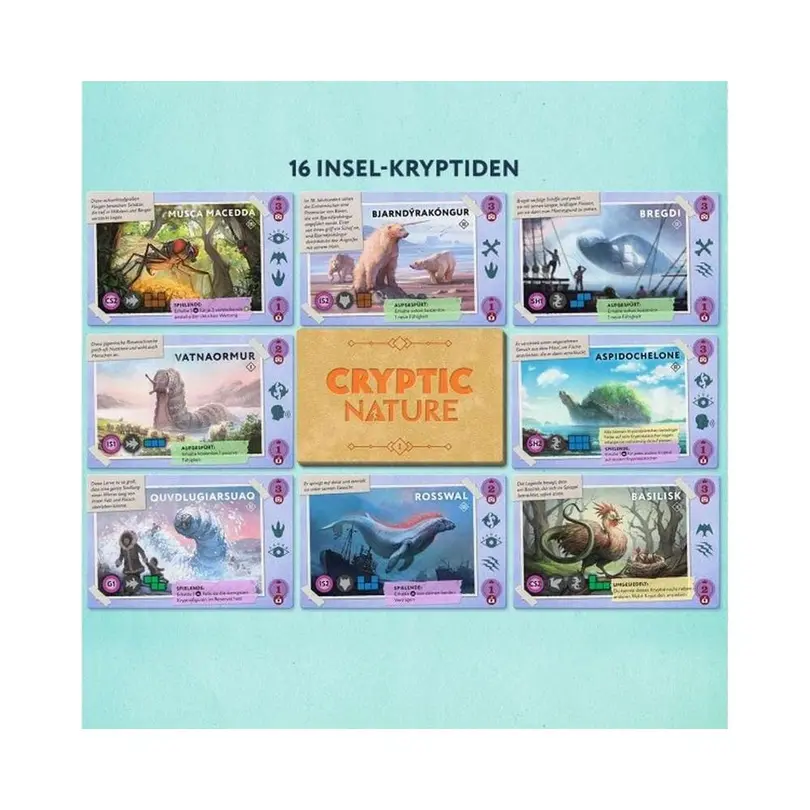 Brettspiel Cryptic Nature Islands