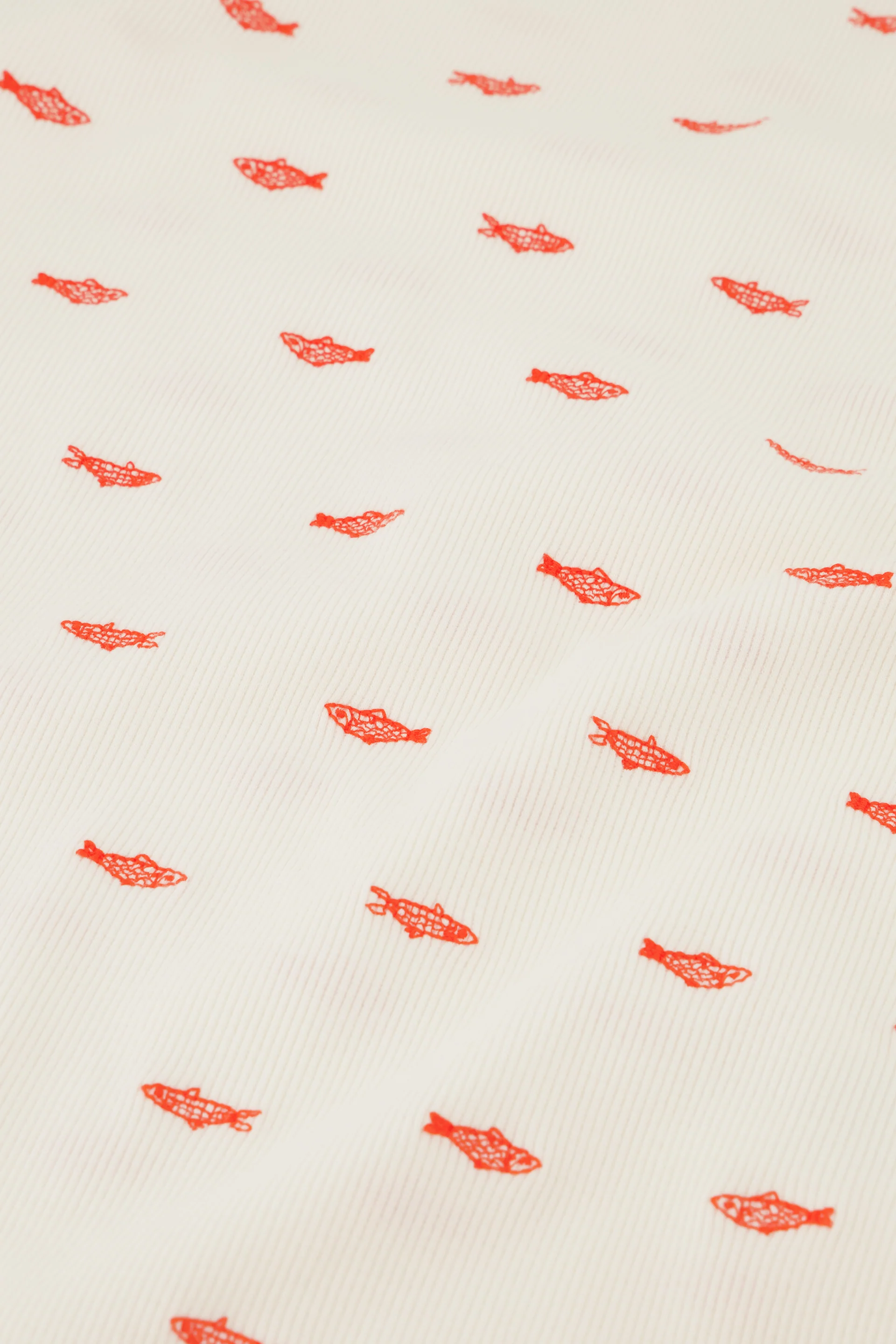 Tanja Jersey Tank | Cosy White/Tangerine Tango