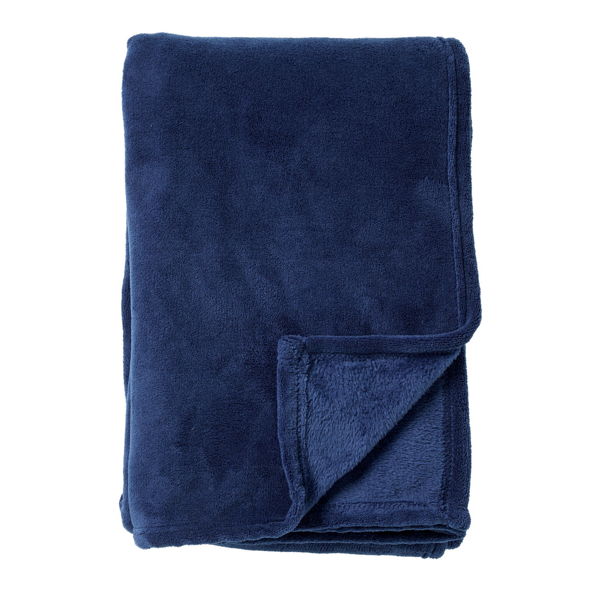 HARVEY - plaid 150x200 cm - superzacht - fleece deken - Insignia Blue - blauw